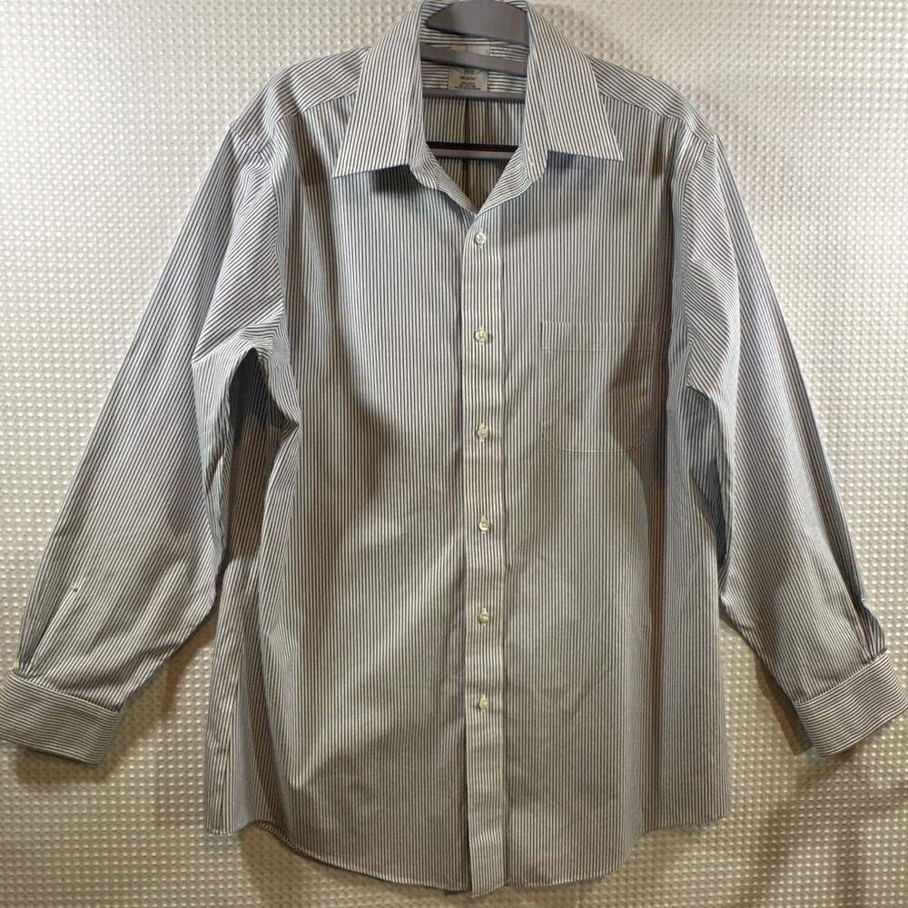Brooks Brothers 346 Regent Fit Non-Iron Striped Dress Shirt